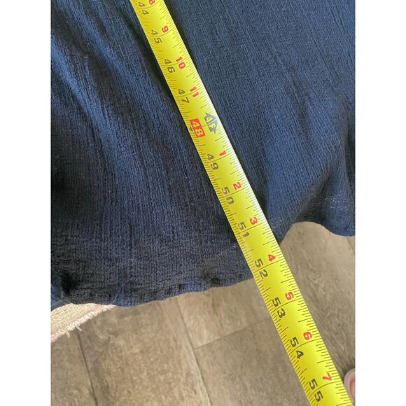 TIA Black Cut Out Long Maxi Dress Boho Festival Vacation Resort Wear Size M - Picture 3 of 6